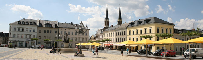 Marktplatz Oelsnitz/Vogtl.